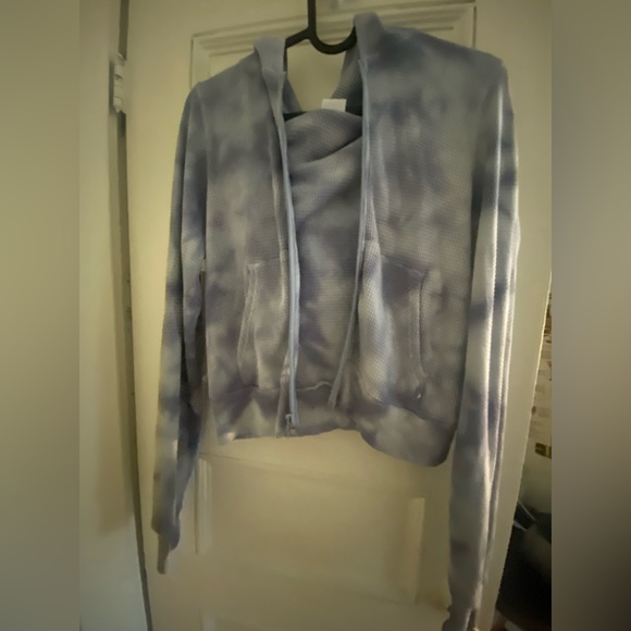 ARITZIA TNA tie dye waffle zip(S) - Picture 1 of 1